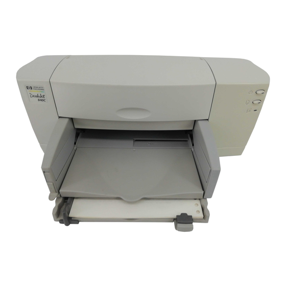 HP DeskJe 840C Serie Guia Del Usuario