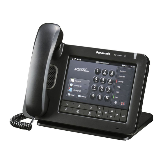 Panasonic KX-UT670 Guía Del Administrador