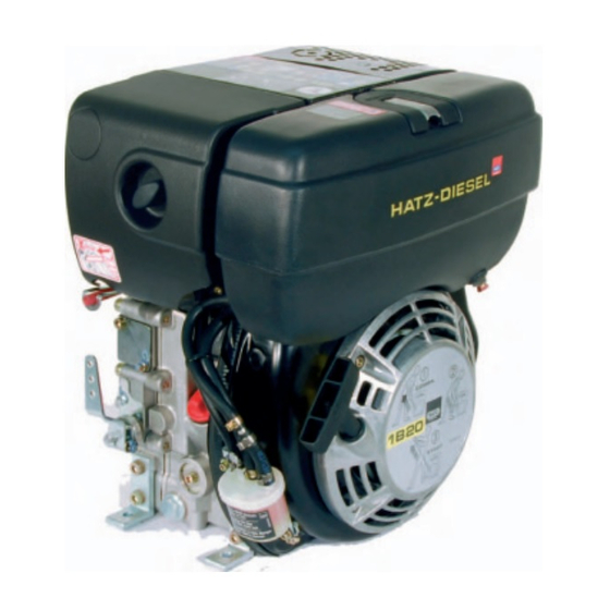 Hatz Diesel 1B20 Manual De Instrucciones