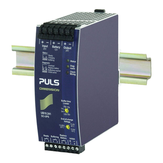 Puls DIMENSION UB10.241 Manual De Instrucciones