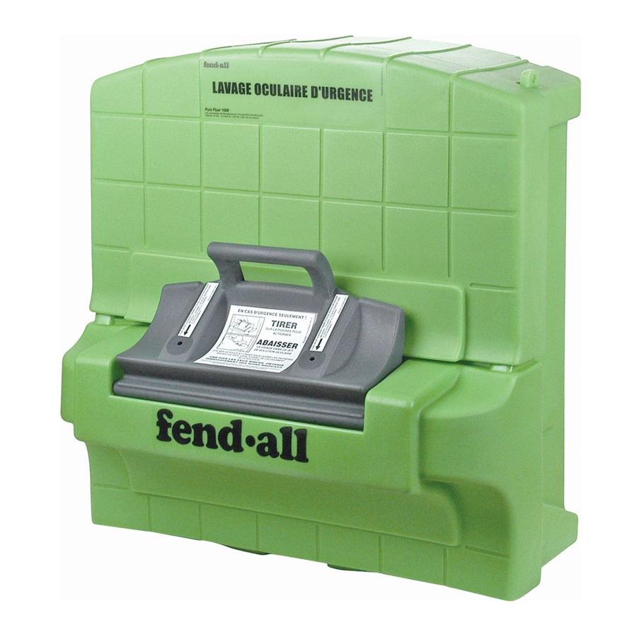 Sperian Fendall Pure Flow 1000 Manual De Instalación Y Funcionamiento