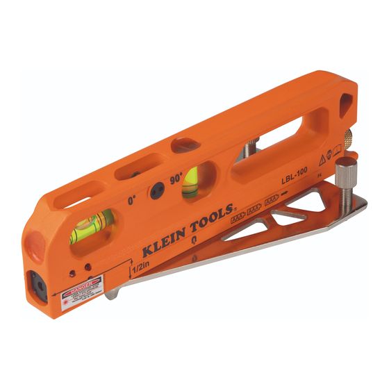 Klein Tools LBL100 Instrucciones