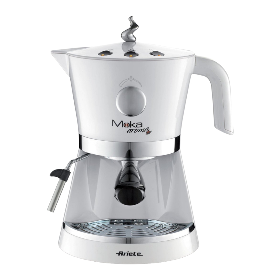 ARIETE Moka aroma 1337 Manual De Instrucciones