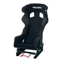 RECARO Pro Racer SPA XL HANS Instrucciones De Montaje