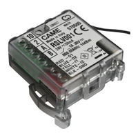 CAME 806SA-0040 Manual De Instrucciones