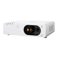 Panasonic PT-FW430E Instrucciones De Operación