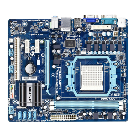 Gigabyte GA-M68M-S2P Manual De Usuario