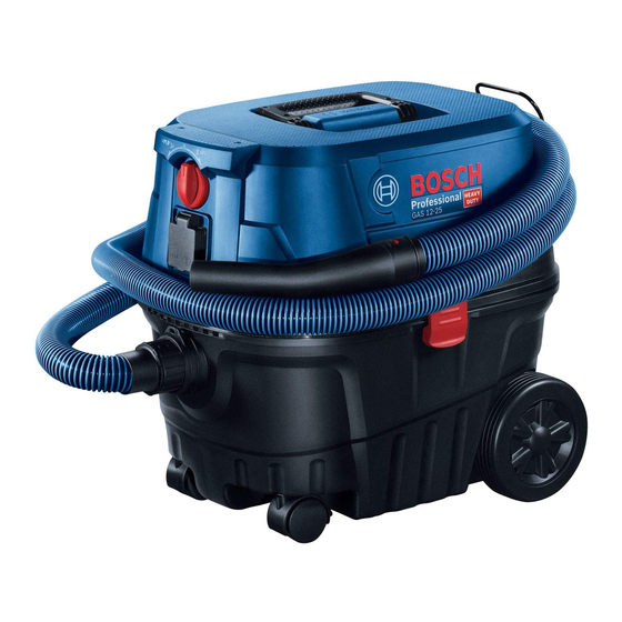 Bosch GAS 12-25 PL Professional Manuales