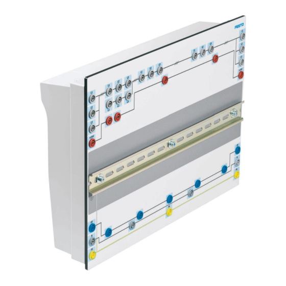 Festo Contactor board EduTrainer Manuales