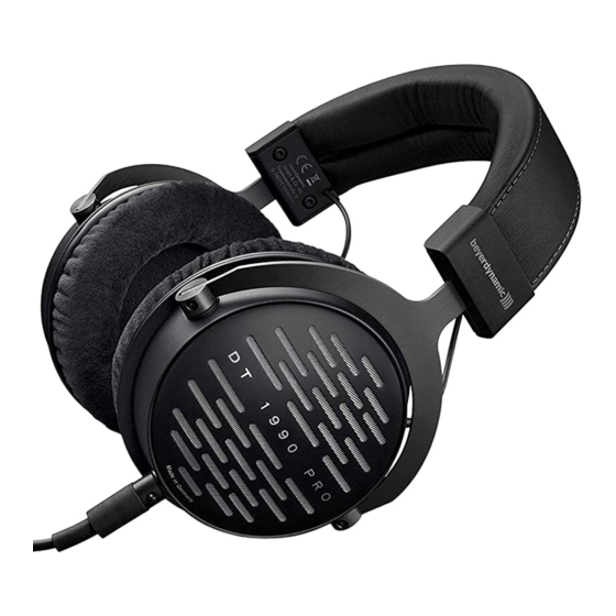 Beyerdynamic DT 1990 PRO Manuales