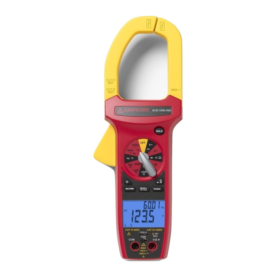 Amprobe ACD-3300 IND Manual De Uso