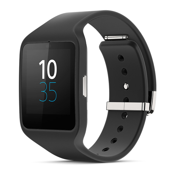 Sony SmartWatch 3 Guia Del Usuario