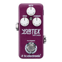 TC Electronic Vortex Mini Flanger Guia De Inicio Rapido