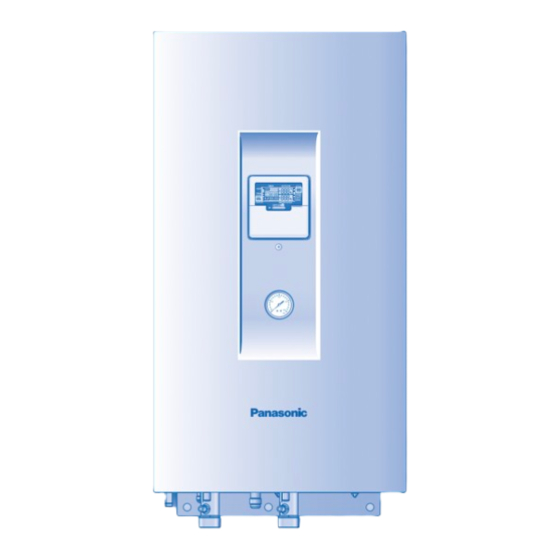 Panasonic WH-SHF09D3E5 Instrucciones De Operación