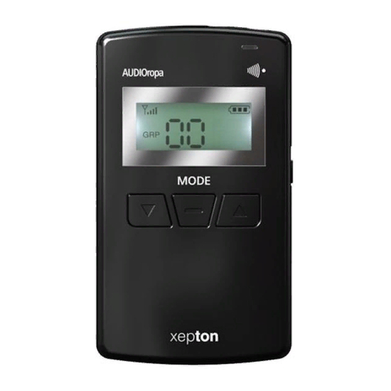 AUDIOropa Xepton RX-1 Instrucciones De Servicio