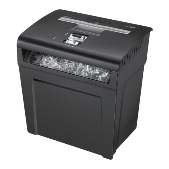 Fellowes POWERSHRED P-48C Manual Del Usuario