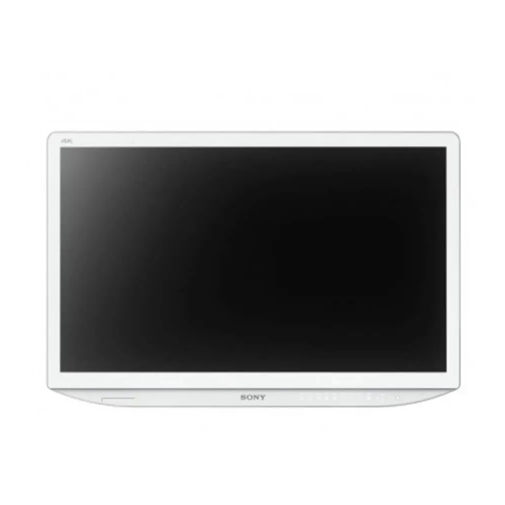 Sony LMD-X3200MD Manual De Instrucciones