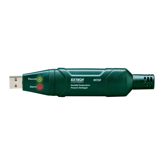 Extech Instruments RHT50 Manual Del Usuario
