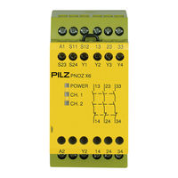 Pilz PNOZ X6 Manual De Instrucciones