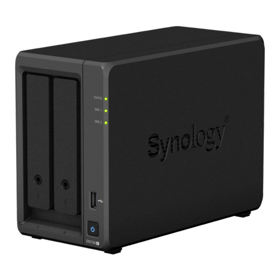 Synology DS720+ Guía De Instalación Del Hardware