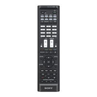 Sony RM-VL610T Manual De Instrucciones