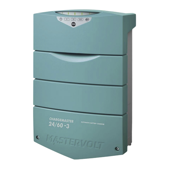 Mastervolt CHARGEMASTER PLUS 12/75-3 Manual De Utilización