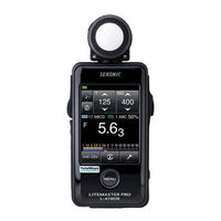 Sekonic LITEMASTER PRO L-478 Serie Guía De Inicio