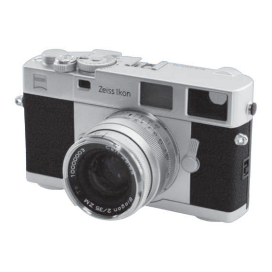 Zeiss Ikon Manual De Instrucciones