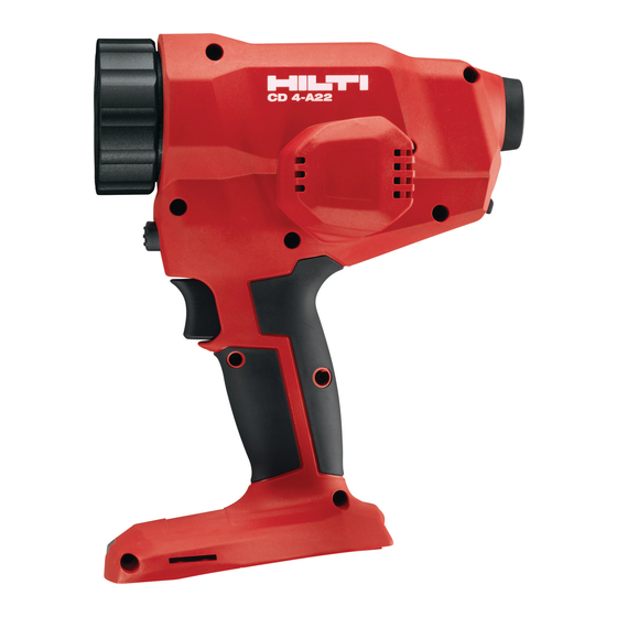 Hilti CD 4­A22 Manual De Instrucciones