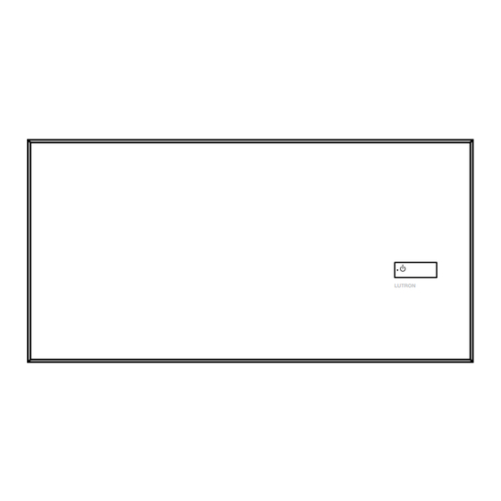 Lutron DALI LOR-WPM-6D Guía De Instalación Y Funcionamiento