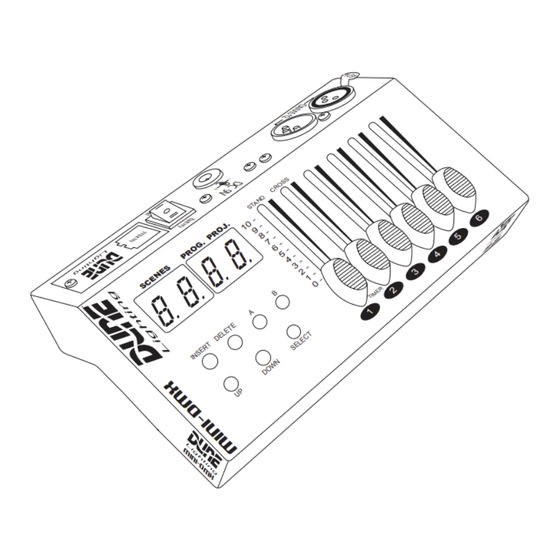 Dune lighting MINI-DMX Manual De Instrucciones