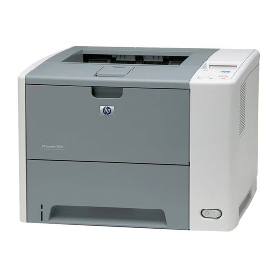 HP LaserJet P3005 Serie Guía De Instalación Inicial