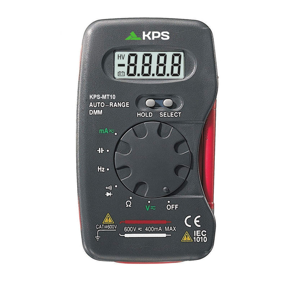 KPS MT10 Manuales