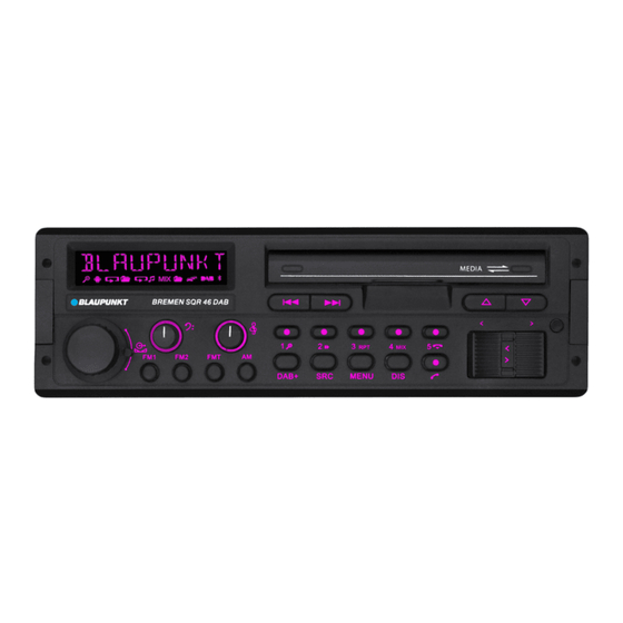 Blaupunkt BREMEN SQR 46 DAB Manuales