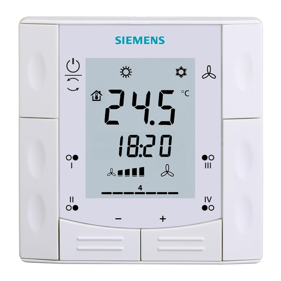 Siemens RDF600 Instrucciones De Manejo