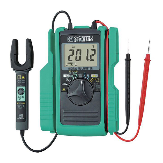 Kyoritsu Electrical Instruments Works KEW MATE 2012R Manual De Instrucciones