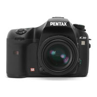 Pentax K20D Manual De Instrucciones