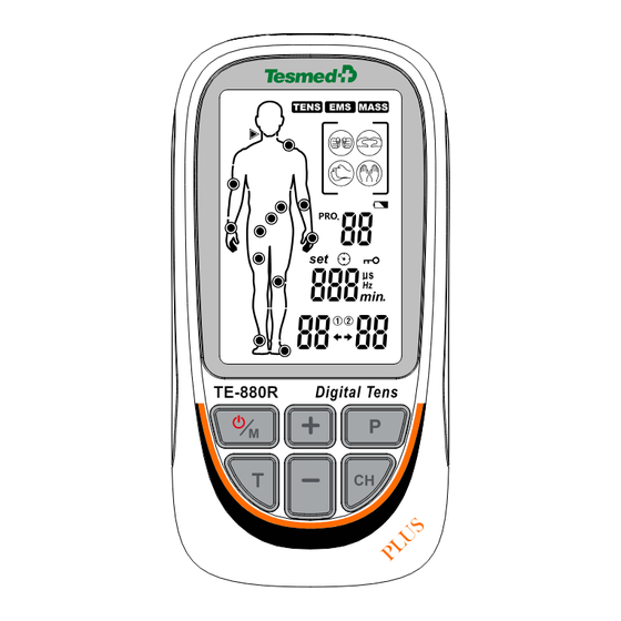 Tesmed TE-880R PLUS Manual De Uso