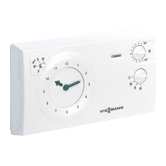 Viessmann Vitotrol 100 UTA Instrucciones De Servicio
