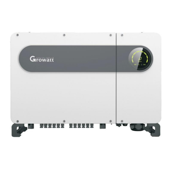 Growatt MAX Serie Manuales