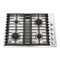 KitchenAid KCGD500GSS - 30" 4 Quemador de Gas con Tiro Descendente Manual