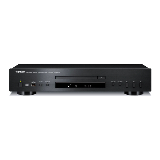 Yamaha CD-S300 Manual De Instrucciones