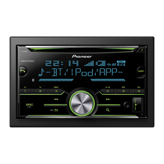 Pioneer FH-X785BT Manual De Instrucciones