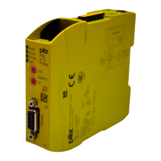 Pilz PNOZ m ES Profibus Manual De Instrucciones