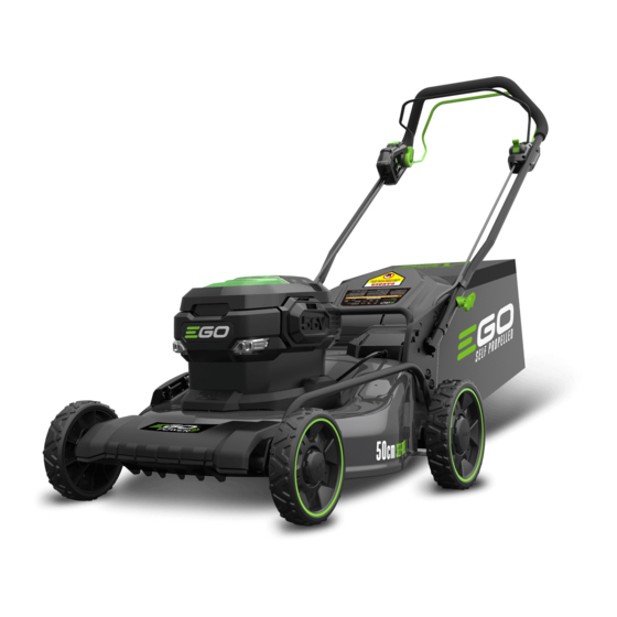 EGO POWER MOWER Manual Del Operador