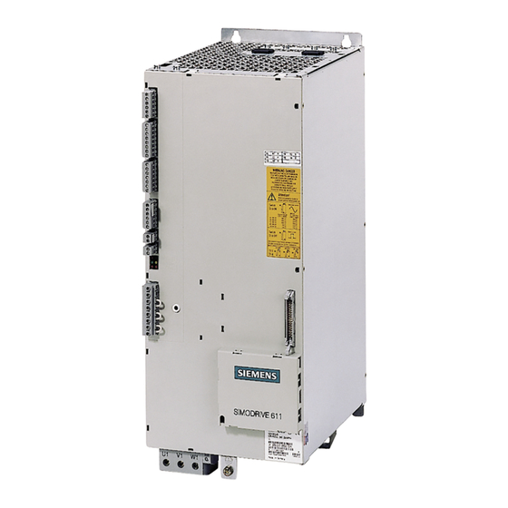 Siemens SIMODRIVE 611 digital Manual De Configuración