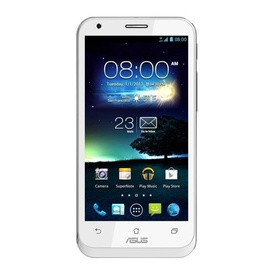 Asus Padfone 2 Manual Del Usuario