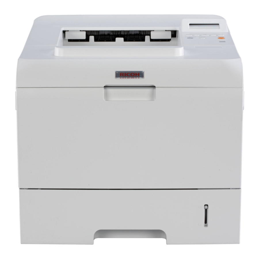 Ricoh Aficio SP 5100N Guía Rápida