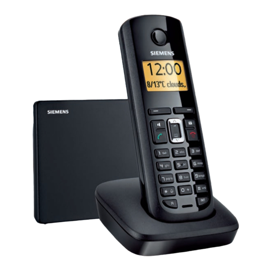 Siemens Gigaset A580 IP Manual Del Usuario