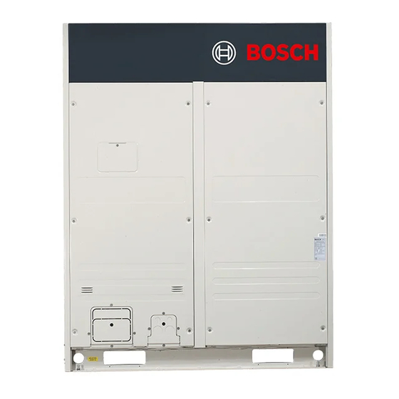 Bosch CLIMATE 5000 VRF RDCI Serie Manual De Instalación